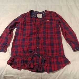 Abercrombie women's plaid shirt